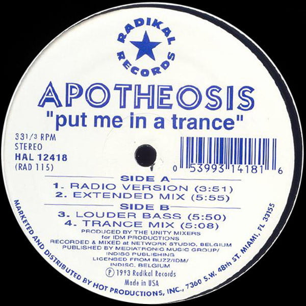 Apotheosis - Put Me In A Trance