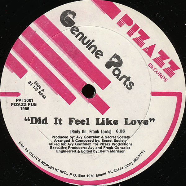 Genuine Parts - Did It Feel Like Love - Image 2