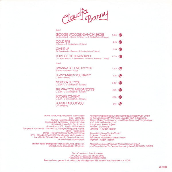 Claudja Barry - I Wanna Be Loved By You - Image 7