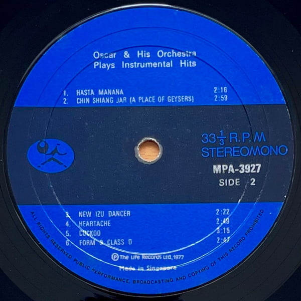 Oscar & His Orchestra - Oscar & His Orchestra Plays Instrumental Hits - Image 4