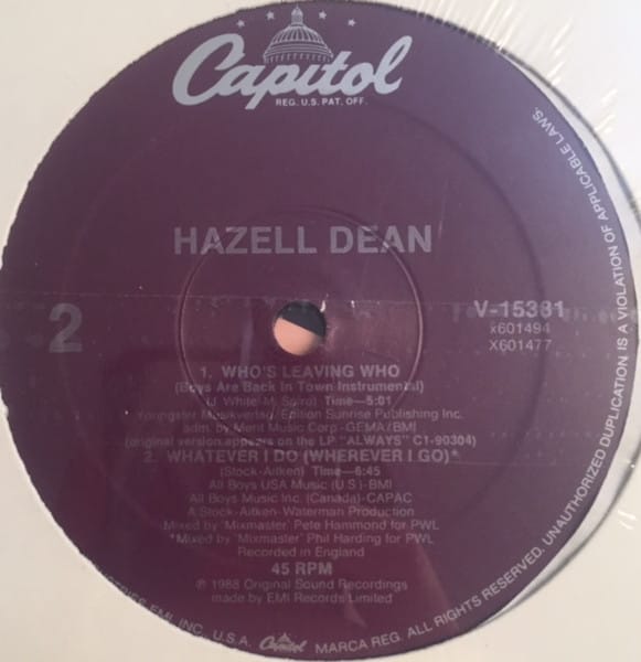 Hazell Dean - Who's Leaving Who - Image 7