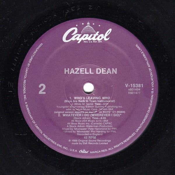 Hazell Dean - Who's Leaving Who - Image 4