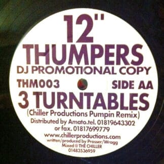 12 Inch Thumpers - 3 Turntables